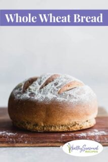 whole wheat bread loaf