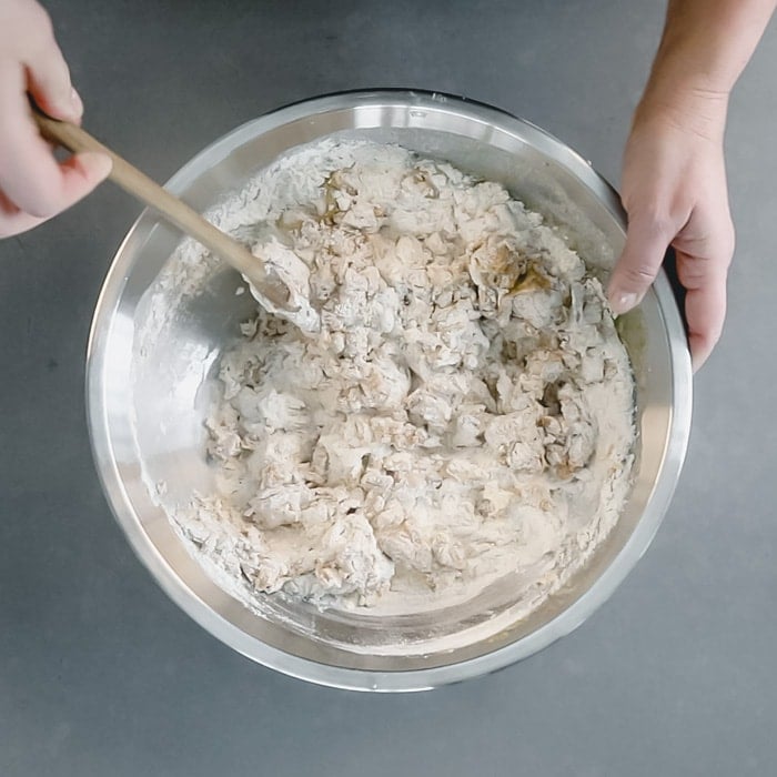 Mix all of the ingredients in a large bowl