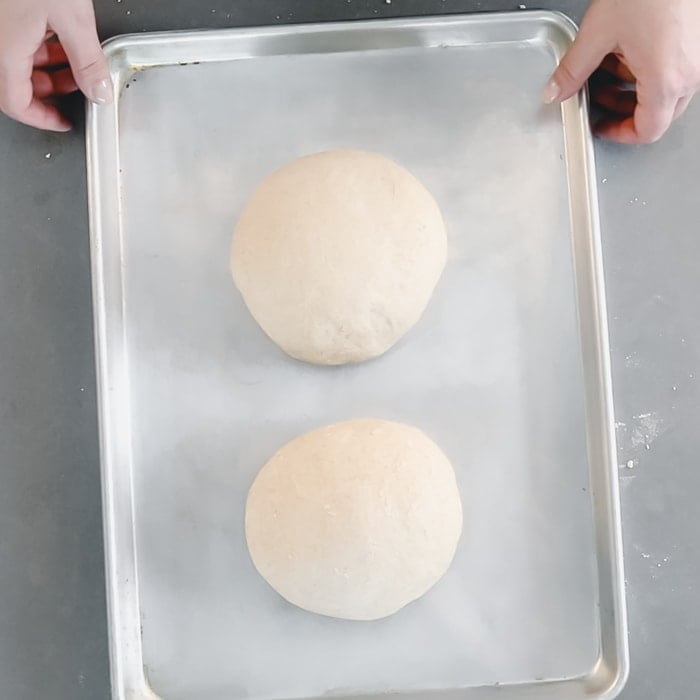 Place the balls on a baking sheet