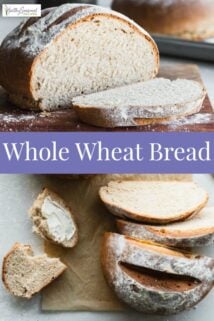 Sliced whole wheat bread