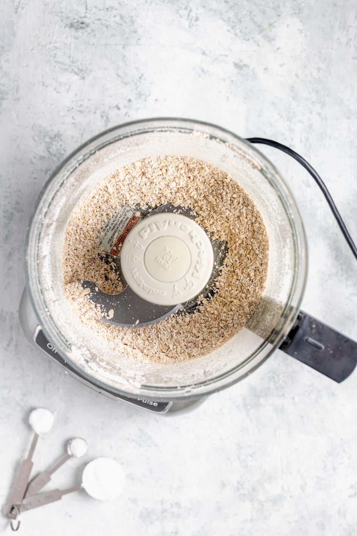the texture of ground oats