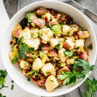 Potato Salad overhead close-up