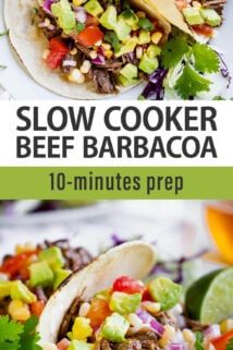 beef barbacoa tacos text overlay