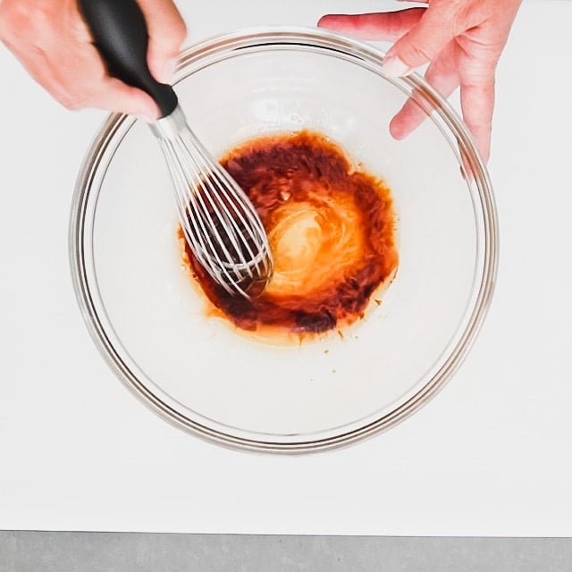 Whisk the sauce