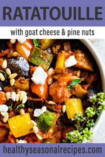 Ratatouille text overlay