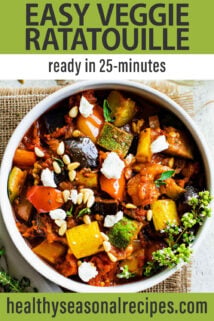 Ratatouille text overlay