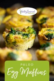 egg muffins from 3/4 angle