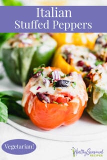 red stuffed pepper with text overlay