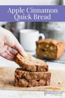 apple bread stack with text overlay
