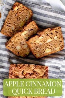 slices of apple cinnamon bread