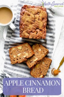 slices of apple cinnamon bread