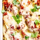 close-up of easy Mexican casserole