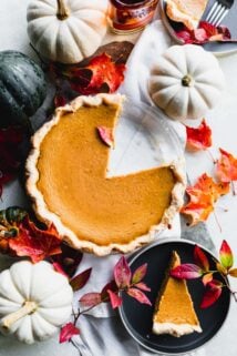 pie from overhead