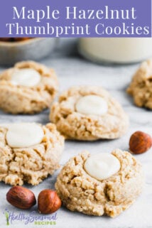 closeup of cookies with creamy maple filling