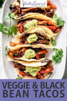 overhead platter of tacos