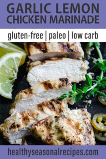 sliced chicken breast text overlay