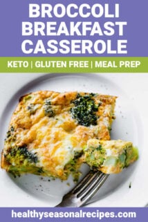 egg bake with text overlay