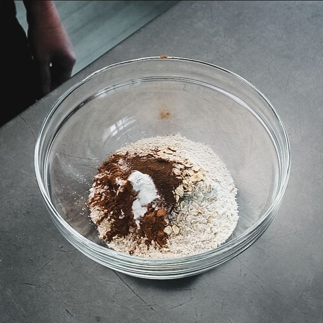 combine the dry mix in a bowl and whisk to incorporate
