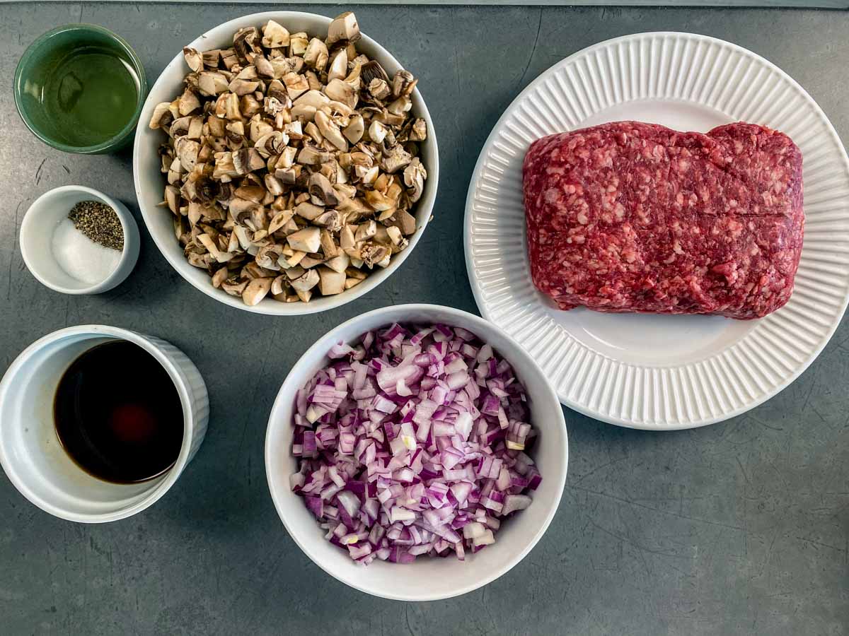 ingredients for the beef mixture