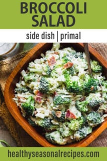 Broccoli Salad text overlay