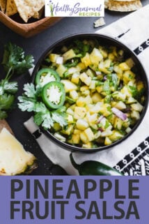 Pineapple Salsa text overlay