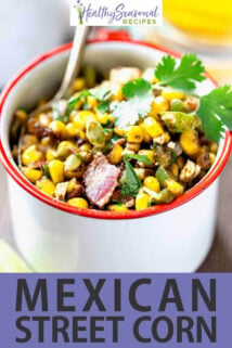 mexican street corn text overlay