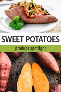 produce spotlight sweet potatoes