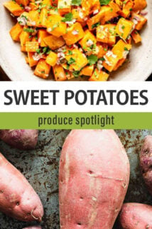 produce spotlight sweet potatoes