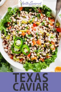 texas caviar text overlay