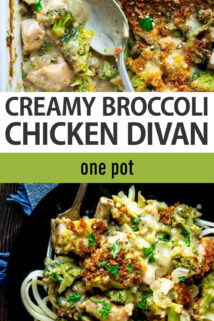chicken divan text overlay