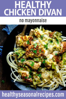 chicken divan text overlay
