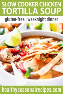 chicken tortilla soup text overlay
