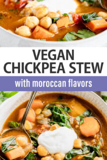 chickpea stew text overlay