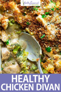 chicken divan text overlay
