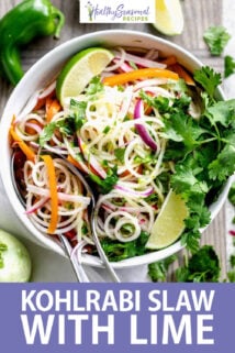 kohlrabi slaw text overlay