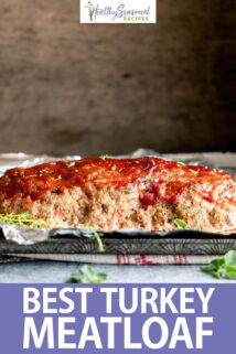 turkey meatloaf text overlay