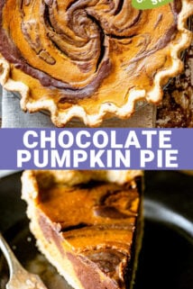pie collage with text