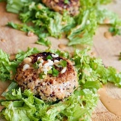 Image for Ground Pork Burgers with Quinoa and Asian Flavors