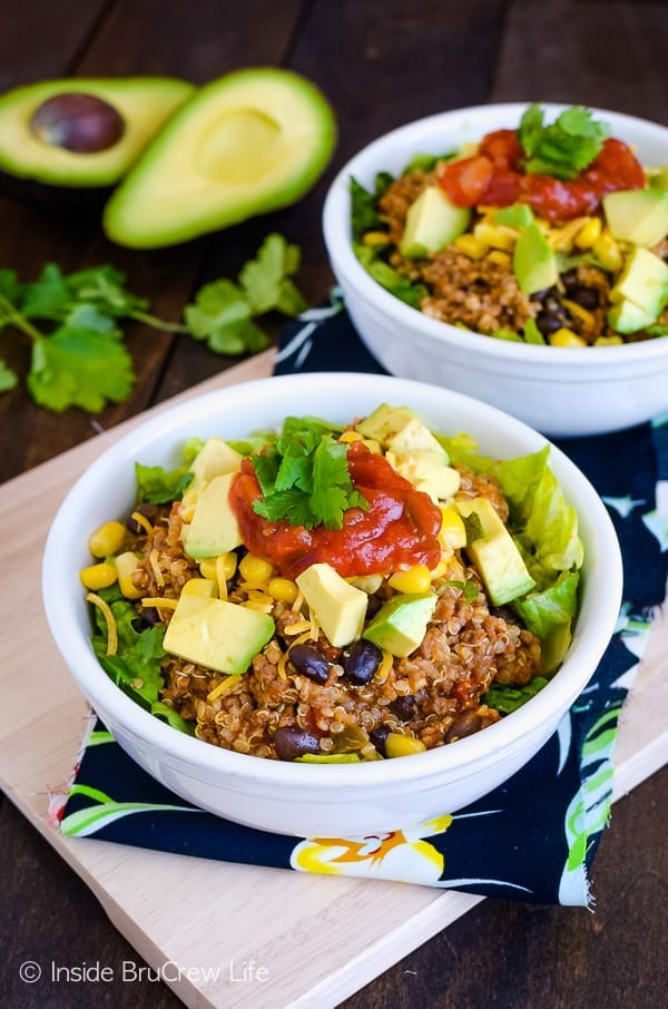 Image for Beef Taco Quinoa Salad Bowls