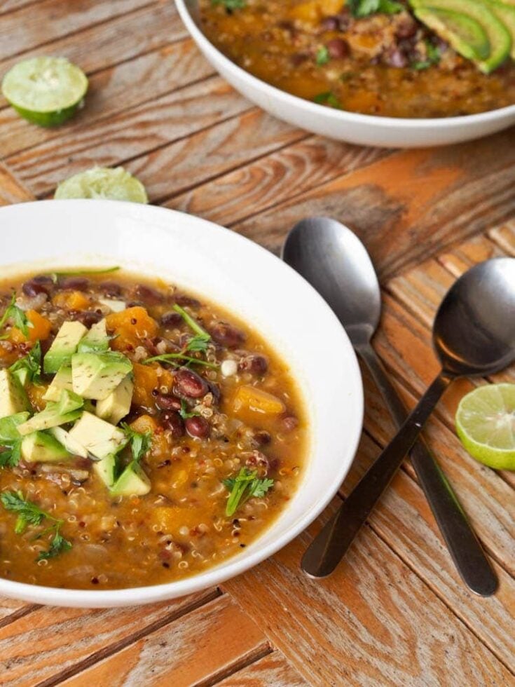 Image for Black Bean Pumpkin Soup with Quinoa
