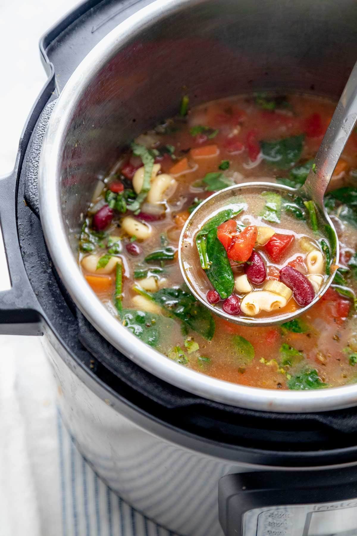 minestrone in instant pot