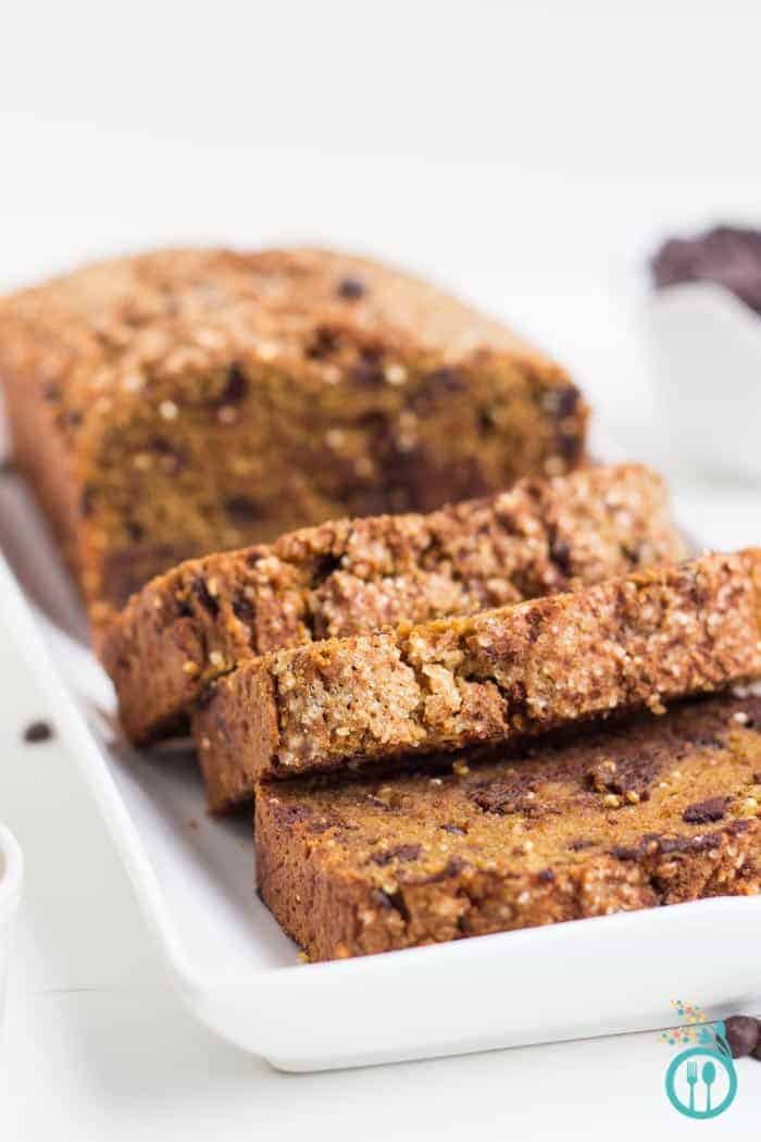 Image for Pumpkin Chocolate Chip Quinoa Bread
