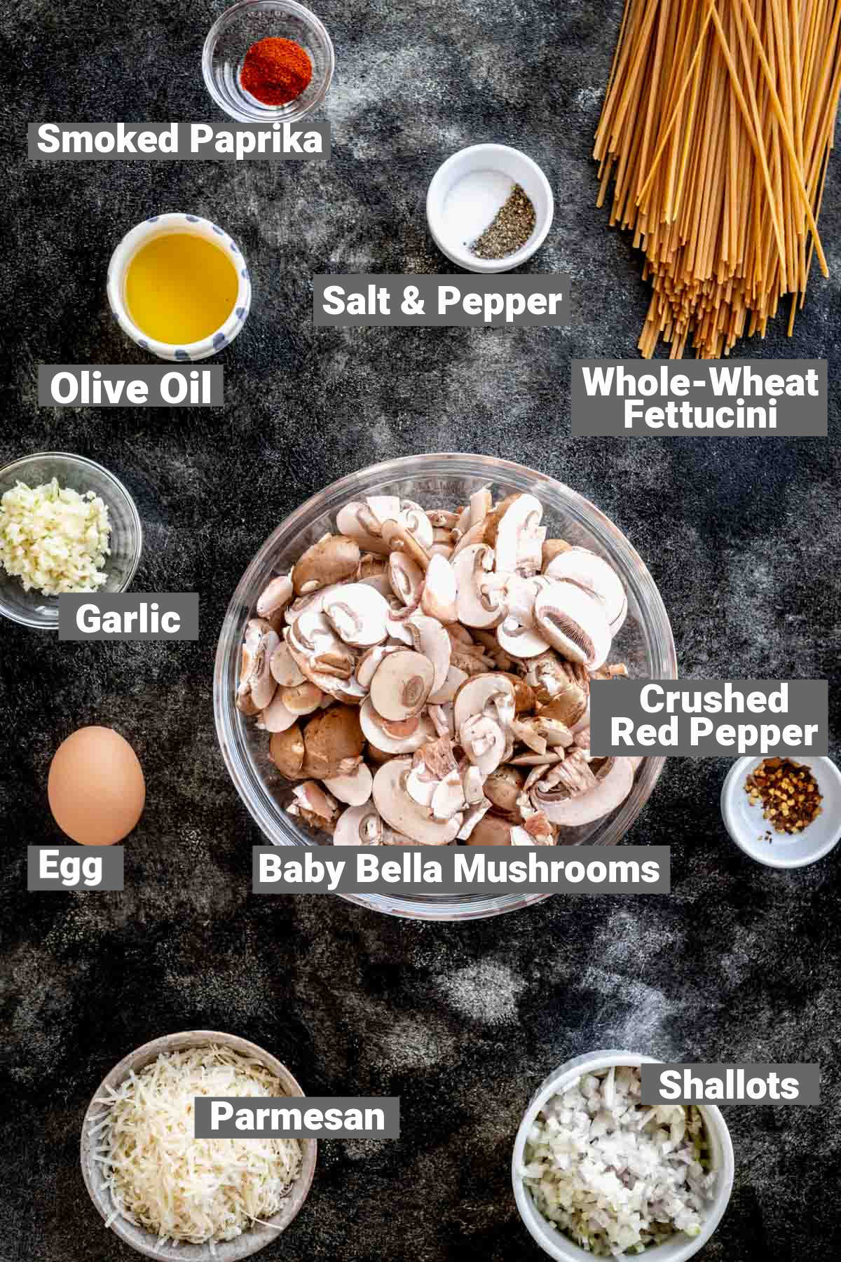 the ingredients for this recipe with text graphics