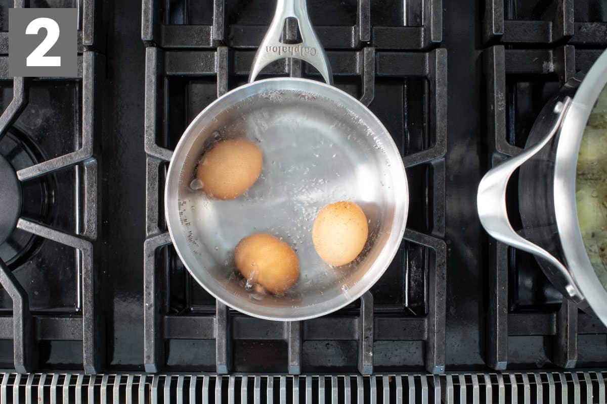 boil the eggs