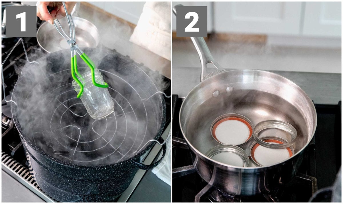 sterilize jars and heat lids