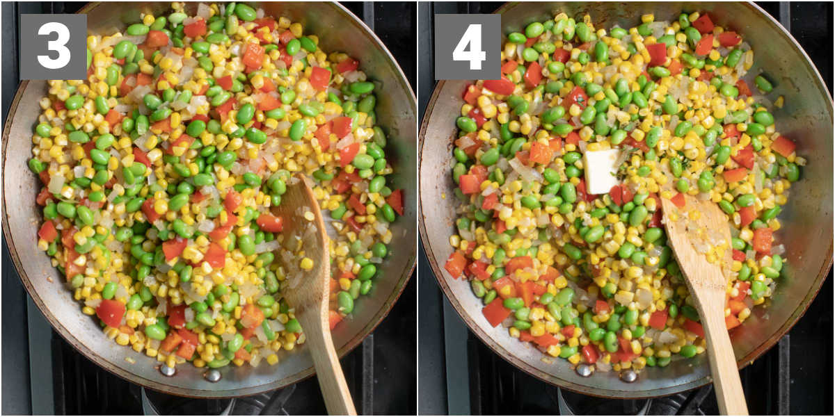 cooking the succotash