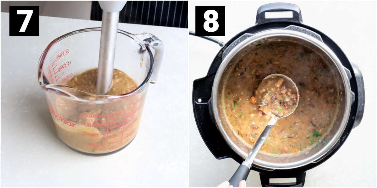 puree some of the soup and incorporate it back into the pot