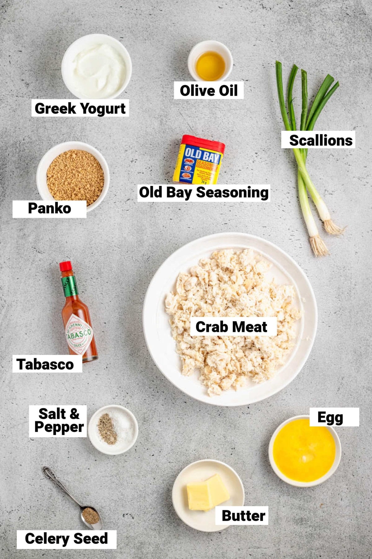 ingredients for healthy crab cakes without mayo