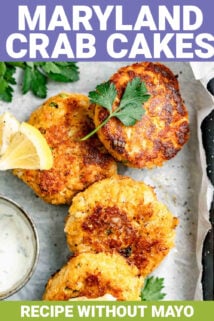 maryland crab cakes without mayo