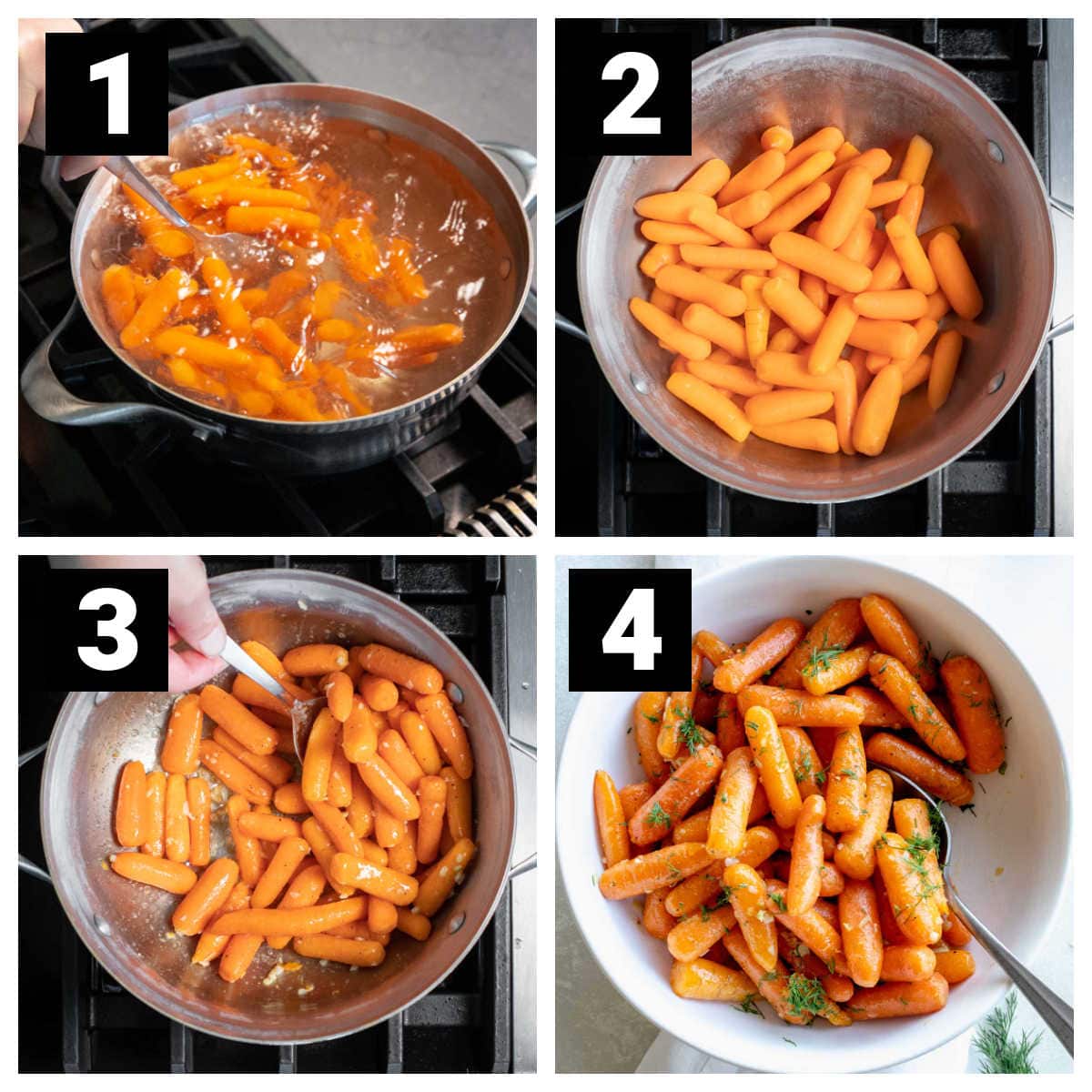 collage of the steps to make this recipe